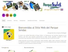 Tablet Screenshot of parquesendas.com